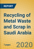 Recycling of Metal Waste and Scrap in Saudi Arabia- Product Image