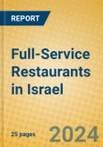 Full-Service Restaurants in Israel- Product Image