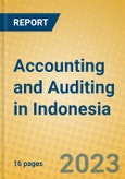 Accounting and Auditing in Indonesia: ISIC 7412- Product Image