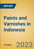 Paints and Varnishes in Indonesia: ISIC 2422- Product Image