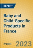 Baby and Child-Specific Products in France- Product Image