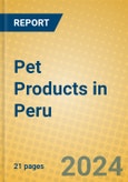 Pet Products in Peru- Product Image