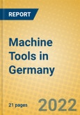 Machine Tools in Germany- Product Image