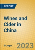 Wines and Cider in China- Product Image