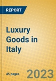 Luxury Goods in Italy- Product Image