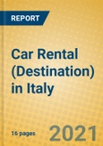 Car Rental (Destination) in Italy- Product Image