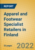 Apparel and Footwear Specialist Retailers in Finland- Product Image