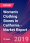 Women's Clothing Stores in California - Industry Market Research Report - Product Thumbnail Image
