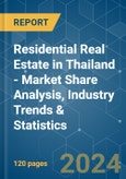 Residential Real Estate in Thailand - Market Share Analysis, Industry Trends & Statistics, Growth Forecasts 2020 - 2029- Product Image