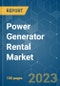 Power Generator Rental Market - Growth, Trends, COVID-19 Impact, and Forecasts (2023 - 2028) - Product Thumbnail Image