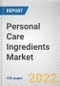 Personal Care Ingredients Market By Source, By Application, By Ingredient Type: Global Opportunity Analysis and Industry Forecast, 2021-2031 - Product Thumbnail Image