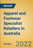Apparel and Footwear Specialist Retailers in Australia- Product Image