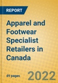 Apparel and Footwear Specialist Retailers in Canada- Product Image