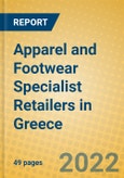 Apparel and Footwear Specialist Retailers in Greece- Product Image