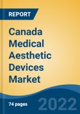 Canada Medical Aesthetic Devices Market, By Type of Device (Energy-Based Aesthetic Device v/s Non-Energy-Based Aesthetic Device), By Application, By End User, By Region, Competition Forecast & Opportunities, 2027- Product Image