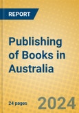 Publishing of Books in Australia- Product Image