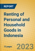 Renting of Personal and Household Goods in Indonesia: ISIC 713- Product Image