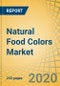 Natural Food Colors Market by Type (Carmine, Anthocyanins, Caramel, Annatto, Carotenoids, Chlorophyll, Spirulina), Source (Plant, Animal), Form (Liquid, Powder), Solubility (Water, Dye), Application (Processed Products, Beverages) - Global Forecast to 2027 - Product Thumbnail Image