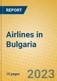 Airlines in Bulgaria- Product Image