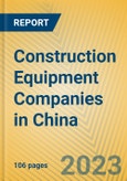 Construction Equipment Companies in China- Product Image