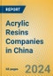 Acrylic Resins Companies in China - Product Image