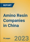 Amino Resin Companies in China- Product Image
