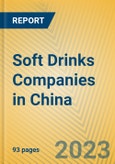 Soft Drinks Companies in China- Product Image