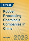 Rubber Processing Chemicals Companies in China- Product Image