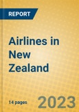 Airlines in New Zealand- Product Image