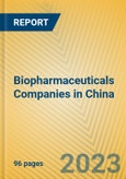 Biopharmaceuticals Companies in China- Product Image