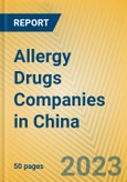 Allergy Drugs Companies in China- Product Image