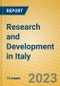 Research and Development in Italy - Product Image