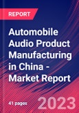 Automobile Audio Product Manufacturing in China - Industry Market Research Report- Product Image