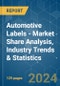 Automotive Labels - Market Share Analysis, Industry Trends & Statistics, Growth Forecasts 2019 - 2029 - Product Image