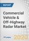 Commercial Vehicle & Off-Highway Radar Market by frequency (24-GHz & 77-81 GHz), component (LRR, S&MRR, Mono Camera, and Stereo Camera), vehicle (CV & Off-highway), Application (ACC, AEB,BSD, FCW & IPA) and Region - Global Forecast to 2027 - Product Thumbnail Image