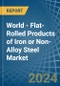 World - Flat-Rolled Products of Iron or Non-Alloy Steel - Market Analysis, Forecast, Size, Trends and Insights - Product Image