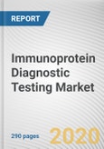 Immunoprotein Diagnostic Testing Market by Technology, Type and Application: Global Opportunity Analysis and Industry Forecast, 2020-2027- Product Image