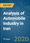 Analysis of Automobile Industry in Iran - Growth, Trends, and Forecast (2020 - 2025) - Product Thumbnail Image