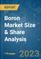 Boron Market Size & Share Analysis - Growth Trends & Forecasts (2023 - 2028) - Product Thumbnail Image