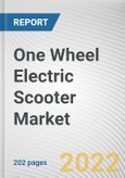 One Wheel Electric Scooter Market By Product Type, By Application, By Sales Channel: Global Opportunity Analysis and Industry Forecast, 2019-2031- Product Image