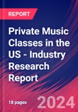 Private Music Classes in the US - Industry Research Report- Product Image