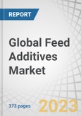 Global Feed Additives Market by Livestock, Type (Phosphates, Amino Acids, Vitamins, Acidifiers, Carotenoids, Enzymes, Flavors & Sweeteners, Mycotoxin Detoxifiers, Minerals, and Antioxidants), Form, Source, and Region - Forecast to 2028- Product Image
