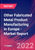 Other Fabricated Metal Product Manufacturing in Europe - Industry Market Research Report- Product Image
