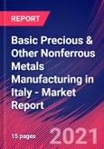 Basic Precious & Other Nonferrous Metals Manufacturing in Italy - Industry Market Research Report- Product Image