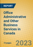 Office Administrative and Other Business Services in Canada- Product Image