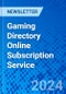 Gaming Directory Online Subscription Service - Product Image