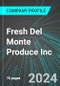 Fresh Del Monte Produce Inc (FDP:NYS): Analytics, Extensive Financial Metrics, and Benchmarks Against Averages and Top Companies Within its Industry - Product Thumbnail Image
