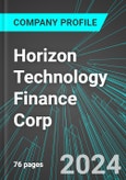 Horizon Technology Finance Corp (HRZN:NAS): Analytics, Extensive Financial Metrics, and Benchmarks Against Averages and Top Companies Within its Industry- Product Image