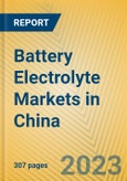 Battery Electrolyte Markets in China- Product Image