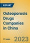 Osteoporosis Drugs Companies in China - Product Image